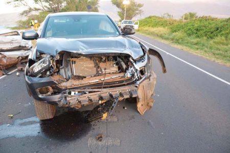 Two killed in rear-end collision on North Kihei Road